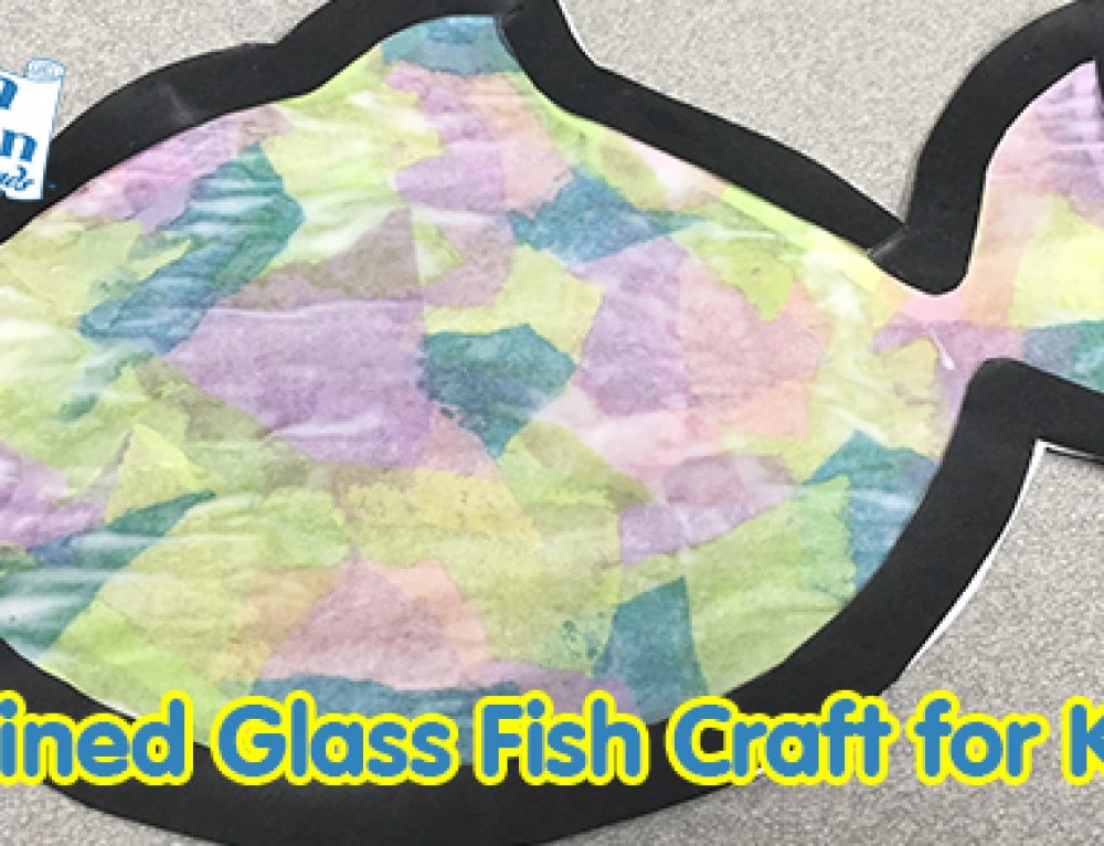 Stained Glass Fish Craft for Kids